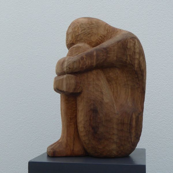 Houten sculptuur Beeld 16