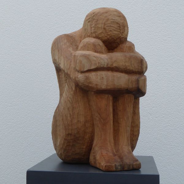 Houten sculptuur Beeld 15